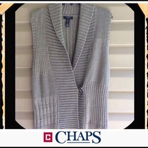Chaps Sleeveless Sweater Vest sz:XL
